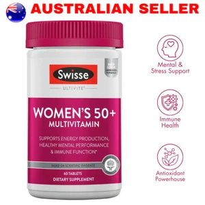 Swisse Ultivite Women's 50+ Multivitamin Immune System Health 60 Tablets - Picture 1 of 9