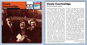 Cicely Courtneidge - 1893-  Life & Times - WW2 Edito-Service SA 1977 Card