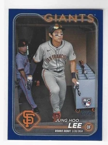 2024 JUNG HOO LEE Rookie Topps Update Blue #US343 Giants - Picture 1 of 2