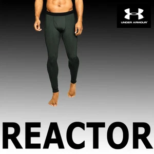 UNDER ARMOUR MEN'S COLDGEAR REACTOR "ARMOUR" COMPRESSION LEGGINGS 1298260 S M 2X - Picture 1 of 18