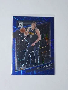 Nikola Jokic 2021 Panini Donruss Optic Blue Velocity Prizm Nugget SP Color Match - Bild 1 von 2