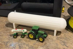 Nh3 Anhydrous Propane Bulk Tank 1/64th Scale 3D Printed - Picture 1 of 1