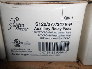 PAQUETE DE RELÉ AUXILIAR DE TAPÓN DE VATIOS S120/277/347E-P - Imagen 1 de 1