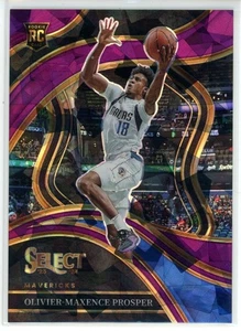 2023-24 Select Olivier-Maxence Prosper Courtside púrpura hielo agrietado RC/99 - Imagen 1 de 2