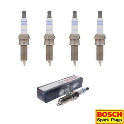New Set of 4 BOSCH Double Iridium Spark Plug for Accent Sonata/Optima Sorento L4 - Image 1 of 4