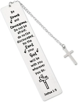 Guqqeuc Christian Religious Gifts Bible Verse Bookmark for Teens, Catholic,...  - image 1 of 4