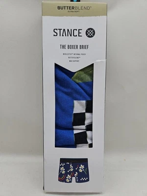 Calzoncillos boxer STANCE mezcla mantequilla ropa interior talla XX-grande (43-46) Canngu azul floral Foto 1 de 4