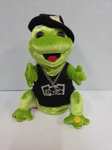 Gemmy Frogz Sì! Usher Lil John Hip Hop Testato Funziona Verde Lucido Rap It Ribbit - Foto 1 di 11