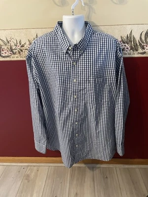 Arrow Checked Button Shirt Size 3XL Blue  - Image 1 of 3