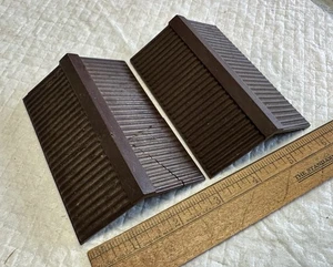 "2 piezas de techo de edificio pequeño American Flyer Station vintage de 3"" x 4 1/4""" - Imagen 1 de 7