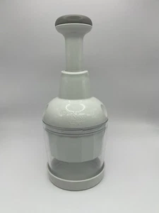 Tritatutto per alimenti con funzione a spinta Chef Coccolato - Bianco Modello 2585 - Foto 1 di 8