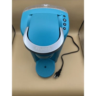 Keurig K-Compact Single Serve Coffee Maker Turquoise Aqua Tested Works - Image 1 of 4