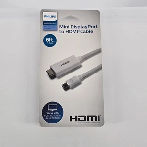 Philips 6' Display Port to HDMI Cable - Black - Picture 1 of 3