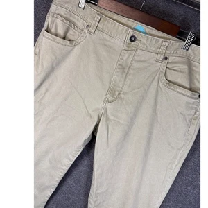 Tommy Bahama 5-Pocket-Chinohose hellbraun gerade Passform Herren Größe 40 x 30 Baumwollmischung - Bild 1 von 11