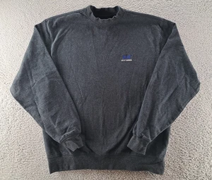 Helly Hansen Sweatshirt Mens Small Dark Gray Pullover Baselayer Mock Neck Hiking - Picture 1 of 12