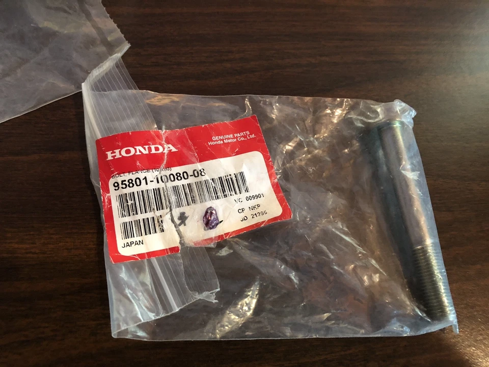 Genuine Honda Alternator Mount Bolt 95801-10080-08 - Image 1 of 1