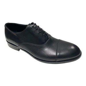 SCARPE DERBY CERIMONIA UOMO CAMPANILE 4259 PELLE NERO ORIGINALE PE 2025 - Picture 1 of 6