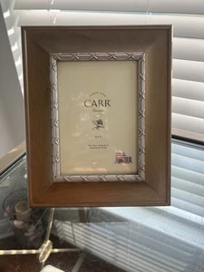 Carr Wood Photo Frame Holds Picture 3.5"x 5" Good Quality - Picture 1 of 1