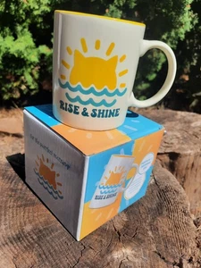 CAT LADY BOX Taza Levantarse y Brillar Gato Sol Taza NUEVA EN CAJA, Cat Queen - Imagen 1 de 4