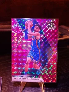 2019-20 Panini Mosaic #133 Shai Gilgeous-Alexander Pink Camo Mosiac Prizm - Picture 1 of 2