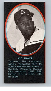 1971 Dell Today's Team Baseball Stamps Vic Power GREATS Kansas City Royals - Picture 1 of 2