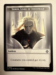 MTG - Sorin, Lord of Innistrad Emblem - Vampire Token - Lost Caverns of Ixalan - Picture 1 of 2