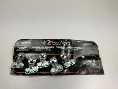 (5) Deka 00192 Universal Side Mount Battery Terminals With Bolts,  6 - 2/0 GAUGE - Image 1 of 4