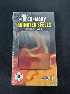 The Deck of Many Animated Spells Level 3 Vol 2 5e D&D Nuevo Sellado Hitpoint Press - Imagen 1 de 3