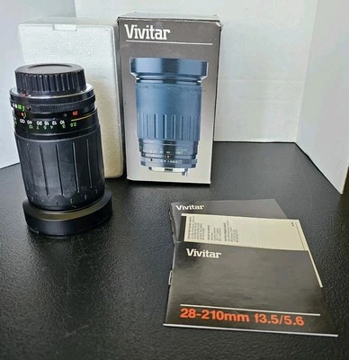 Vivitar 28-210mm f/3.5-5.6: Macro 1:4x  Lens for Minolta - Image 1 of 3
