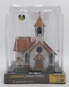 Woodland Scenics BR5041 HO Built-&-Ready Community Church Building - Picture 1 of 9