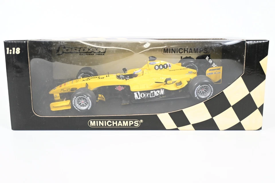 Modellino auto pressofuso Minichamps 1/18 Jordan Ford EJ14 Giorgio Pantano - Immagine 1 di 4