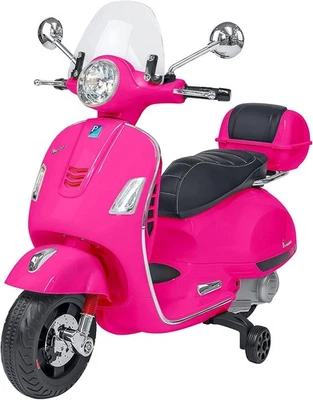 Vespa GTS Super Sport 12V Moto Elettrica per Bambini Rosa BATTERIA LITIO - Immagine 1 di 4