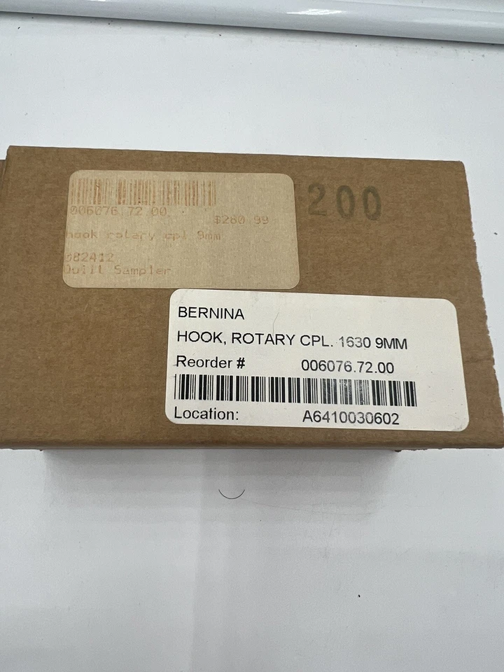 Gancho giratorio genuino BERNINA 0060767200 se adapta a Bernina 1630 9 mm Foto 1 de 4