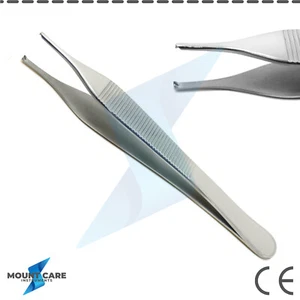 Dental Adson Kocher Tweezer Surgical Tweezer Dressing Tissue Medical Forceps CE - Picture 1 of 5