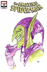 AMAZING SPIDER-MAN #70 PEACH MOMOKO GREEN GOBLIN ANIME VARIANT 2021 MARVEL VF/NM - Picture 1 of 1