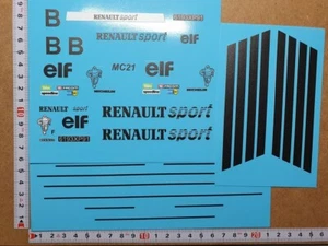 DECALS 1/18 RENAULT MASTER ASSISTANCE "RENAULT SPORT TEAM" - COLORADO MC18021 - Imagen 1 de 2