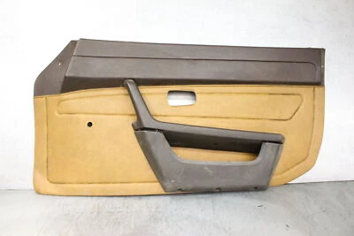 Porsche 924 1977 cubierta de panel de puerta moldura con reposabrazos pasajero derecho marrón LM69 Foto 1 de 4