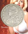 1832 25C Capped Bust Silver Half Dollar Rare Type, Fine If Only She Could Talk.