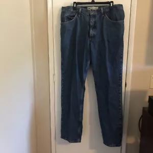 Lee Regular Fit Straight Leg Jeans Men's Size 36 X 32 Blue 5-Pocket Medium Wash - Picture 1 of 5