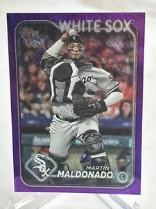 2024 Topps Series 2 - Martin Maldonado #469 Purple Foil /799 - Picture 1 of 2