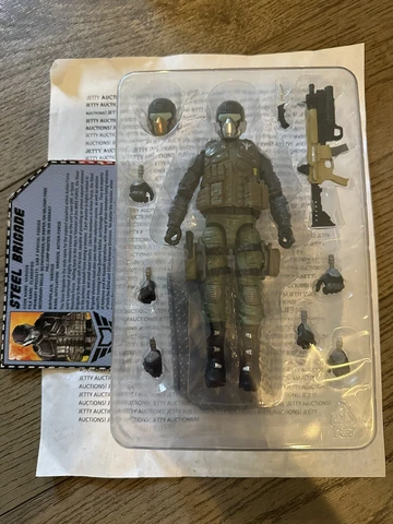 1/12 Action Force Special Deployment Series Valaverse Steel Brigade Gold Helmet Cover