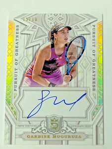 2024 Topps Royalty Tennis Garbine Muguruza Pursuit Greatness Gold /10 05/10 Auto - Picture 1 of 5