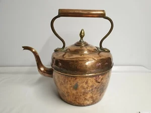 Vintage Kupfer Wasserkocher/Teekanne Marokko Fes Hazaz Freres - Bild 1 von 11