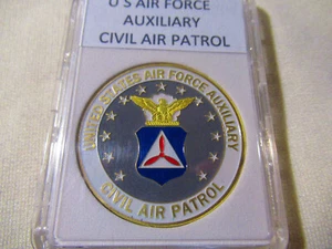 Moneda de Desafío de la Patrulla Aérea Civil Auxiliar de la Fuerza Aérea de los Estados Unidos - Imagen 1 de 12