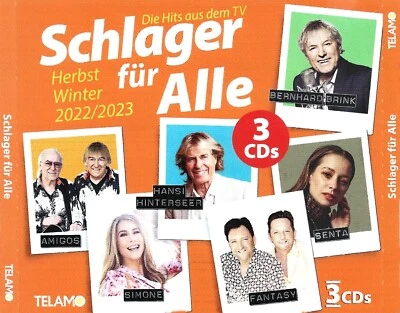 SCHLAGER FÜR ALLE - HERBST/WINTER 2023/2024 - 3 CD-BOX 2023 - ANDREA BERG,NICOLE - Bild 1 von 2