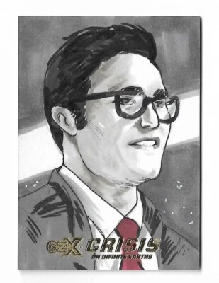 Cryptozoic Czx Crisis Sur Infinite Earths 1/1 Artiste Croquis Tolunay Keskin - Photo 1/3