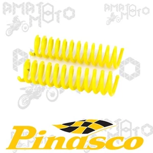 25320100 COPPIA MOLLE FORCELLA RINFORZANTE GIALLE PINASCO PER PIAGGIO CIAO PX 50 - Imagen 1 de 1