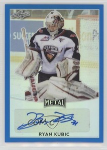 2016-17 Leaf Metal Blue Prismatic /25 Ryan Kubic #BA-RK1 Auto