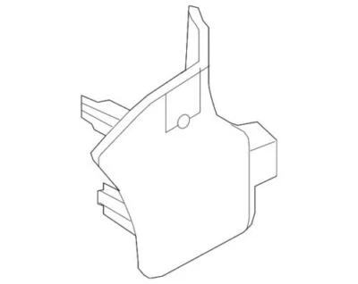 Panel de moldura de capó de lado de pasajero genuino Ford Escape 2008-2012 8L8Z-7802344-AB Foto 1 de 2