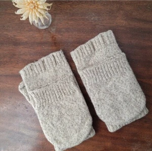 REI Fox River Wool Convertible Handschuhe Fäustlinge Large Herren Glomitts braun Tweed - Bild 1 von 13